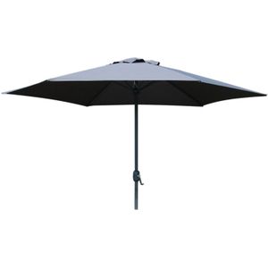 Pimxl - Parasol Luxe 6-ribs - Ø 300cm - antraciet