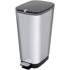 Kis - Kis Chic Bin Pedaalemmer - 50L - zilver