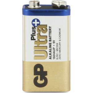 GP Batterijen - GP 9V batterij Alkaline Ultra Plus 1,5V 1st