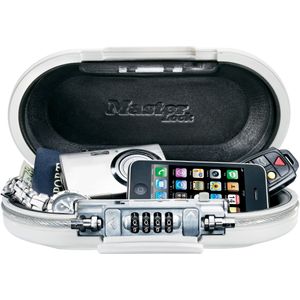 Masterlock - MasterLock Mobiele kluis - 4 cijfers 102x45mm wit