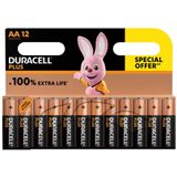 Duracell - Duracell Alkaline Plus 100 Promo AA 12st.