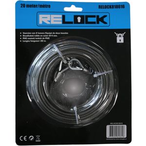 Erro - Relock Staalkabel 4mm PVC coated 20m