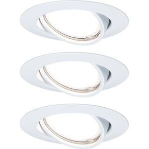 Paulmann - Paulmann EBL Base rond zwenk LED 3x5W 230V GU10 5