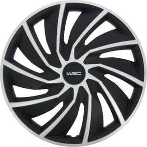 WRC - WRC Wieldoppen 16 inch - zilver/zwart - 4st