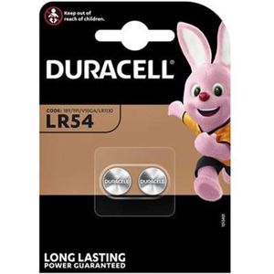 Duracell Knoopcelbatterijen LR54 2st.