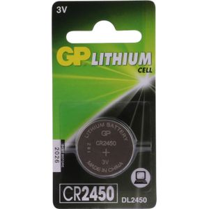 GP Batterijen - GP CR2450 Lithium knoopcel 3V 1st