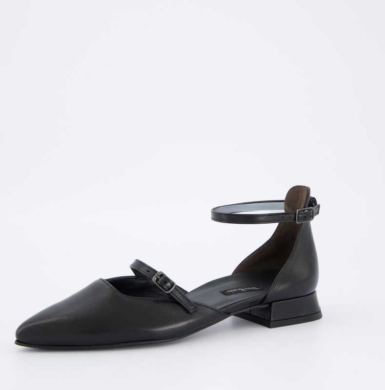 Paul Green Riemchen Pumps schwarz Nappa 1134 für Damen, schwarz, Gr. 39 EU / 6 UK