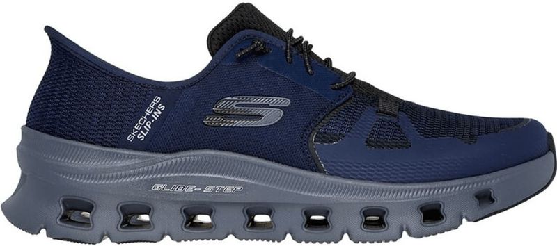 Skechers Glide Step Pro 232930GYCC Gray/Charcoal (Grau) - Sneaker - Marken, Grau für Herren, blau, Gr. 40 EU