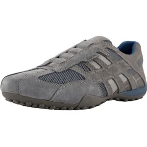 Geox Snake Slipper Schuhe dunkelgrau U4507B für Herren, grau, Gr. 40 EU