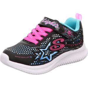 Skechers Klettverschluss/Slipper Halbschuh Jumpsters-WISHFUL STAR für Kinder, schwarz, Gr. 36 EU