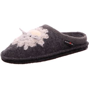 Haflinger Hausschuhe für Damen, grau, Gr. 42 EU