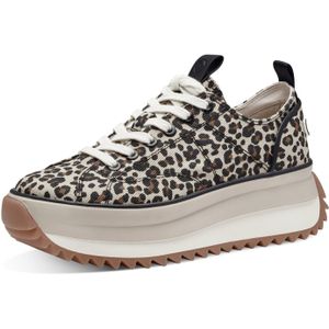 Tamaris Leopard, touch it für Damen, beige, Gr. 38 EU