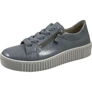 Gabor Schuhe hellblau Lack Sneaker 23.334.96 für Damen, blau, Gr. 39 EU / 6 UK