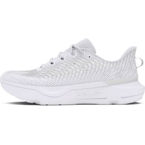 Under Armour Infinite Pro Laufschuhe Herren 001 - black/castlerock/white 45.5 für Herren, weiß, Gr. 43 EU