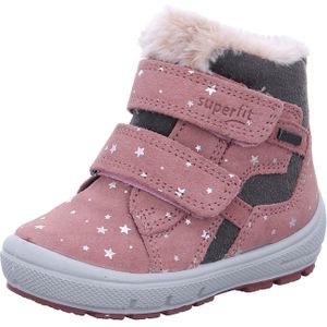 Superfit Stiefelette Leder  GROOVY für Kinder, rosa, Gr. 22 EU