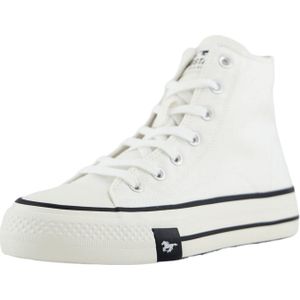 Mustang Sneaker High Top für Damen, weiß, Gr. 38 EU