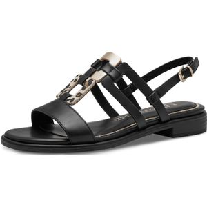 Marco Tozzi Da.-Sandalette für Damen, schwarz, Gr. 36 EU