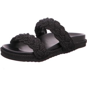 La Strada Pantoletten für Damen aus Italien, Spanien und Portugal für Damen, schwarz, Gr. 40 EU