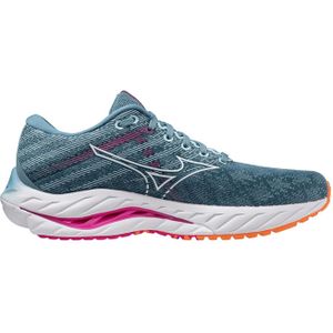 Mizuno WAVE INSPIRE 19(W) für Damen, blau, Gr. 38 ½ EU / 5,5 UK
