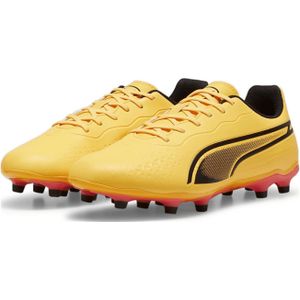 Puma King Match FG/AG Fußballschuhe 05 - sun stream/puma black/sunset glow 45 für Herren, gelb, Gr. 41 EU / 7,5 UK