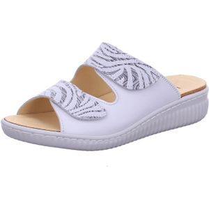 Longo Bequeme Pantoletten für Damen, grau, Gr. 42 EU