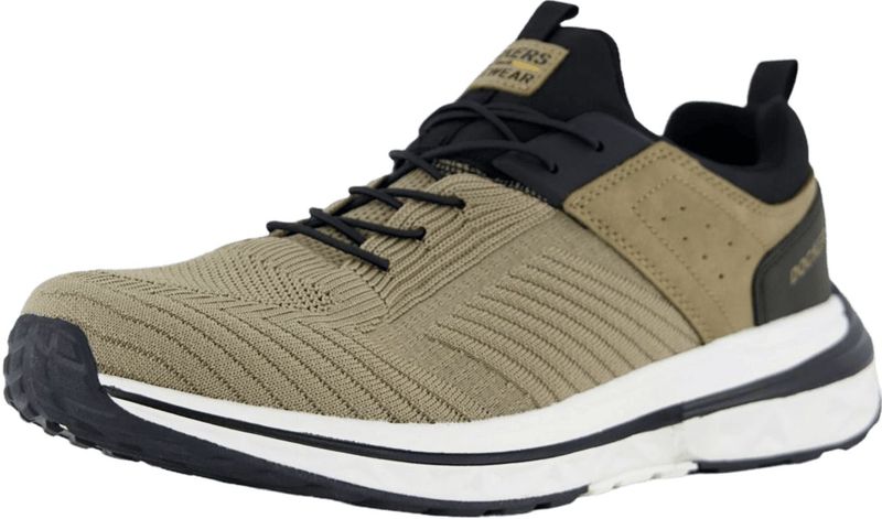Dockers by Gerli Sportliche Schnürschuhe für Herren, beige, Gr. 42 EU