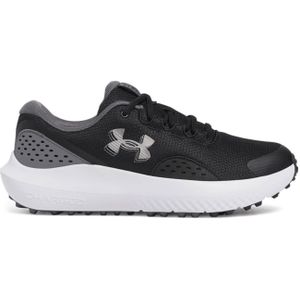 Under Armour Surge Golfschuhe Herren 014 - halo gray/halo gray/metallic silver 42.5 für Herren, schwarz, Gr. 44 EU