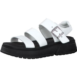 Tamaris Da.-Sandalette für Damen, weiß, Gr. 40 EU