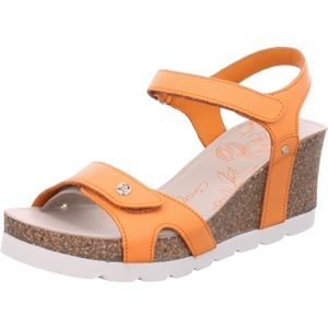 Panama Jack Keilsandaletten für Damen, orange, Gr. 42 EU