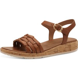 Tamaris Da.-Sandalette für Damen, braun, Gr. 41 EU