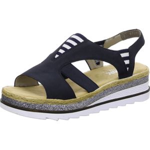 Rieker Sandalette für Damen, blau, Gr. 39 EU