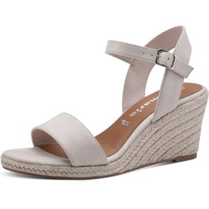 Tamaris Espadrilles Sandalen - 1-1-28300-20 für Damen, beige, Gr. 41 EU