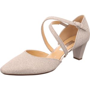 Gabor Riemchenpumps für Damen, silber, Gr. 40 EU / 6,5 UK