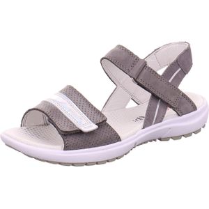 Superfit Absatzsandale Leder  RAINBOW für Kinder, grau, Gr. 34 EU