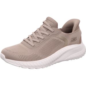 Skechers BOBS SQUAD CHAOS - CURRENT MUSE für Damen, beige, Gr. 37 EU