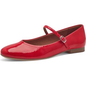 Tamaris DA Woms Ballerina für Damen, rot, Gr. 42 EU