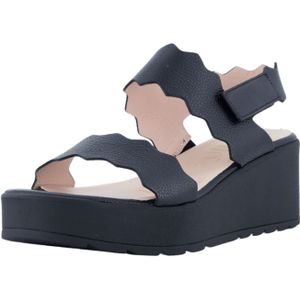 Wonders Keilsandaletten für Damen, schwarz, Gr. 41 EU