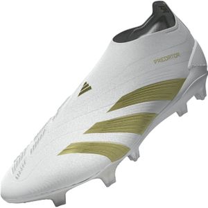 adidas PREDATOR ELITE LL FG BLACK/RUNWHT/RED für Herren, weiß, Gr. 42 ⅔ EU / 8,5 UK