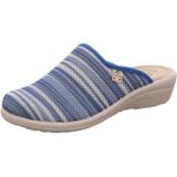 Fly Flot Hausschuhe für Damen, blau, Gr. 39 EU