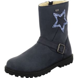 Lurchi Halbhohe Stiefel für Mädchen für Kinder, blau, Gr. 32 EU