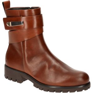 Ecco Modtray Stiefelette braun cognac Zip 490193 für Damen, braun, Gr. 37 EU