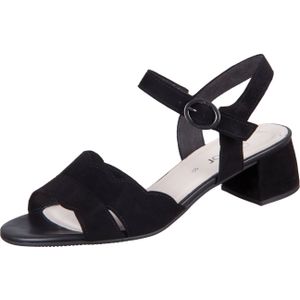 Gabor 41.770.17 schwarz Samtchevreaux für Damen, schwarz, Gr. 38 ½ EU / 5,5 UK