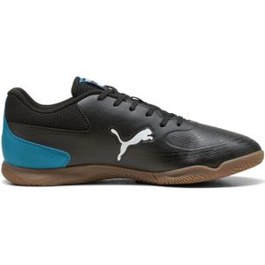 Puma Truco III Hallen-Fußballschuhe 04 - PUMA white/glowing red/dark crimson/PUMA black 41 für Herren, schwarz, Gr. 44 ½ EU