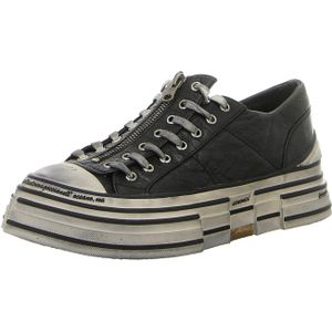 Rebecca White Sneaker Low Top für Herren, schwarz, Gr. 43 EU