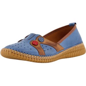 Gemini Komfort Slipper für Damen, blau, Gr. 40 EU