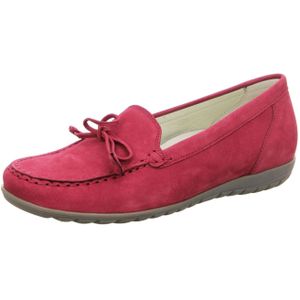 Waldläufer Lissabon Schnürer blau für Damen, rot, Gr. 38 EU / 5 UK