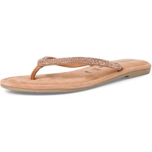 Tamaris Da.-Pantolette für Damen, silber, Gr. 38 EU