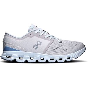 ON CLOUD X 4 für Damen, silber, Gr. 39 EU / 8 UK