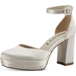 Tamaris Da.-Slipper für Damen, weiß, Gr. 41 EU