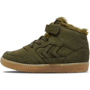 Hummel Camden Winter High-Top Sneaker Kinder 1525 - asphalt 34 für Kinder, grün, Gr. 29 EU